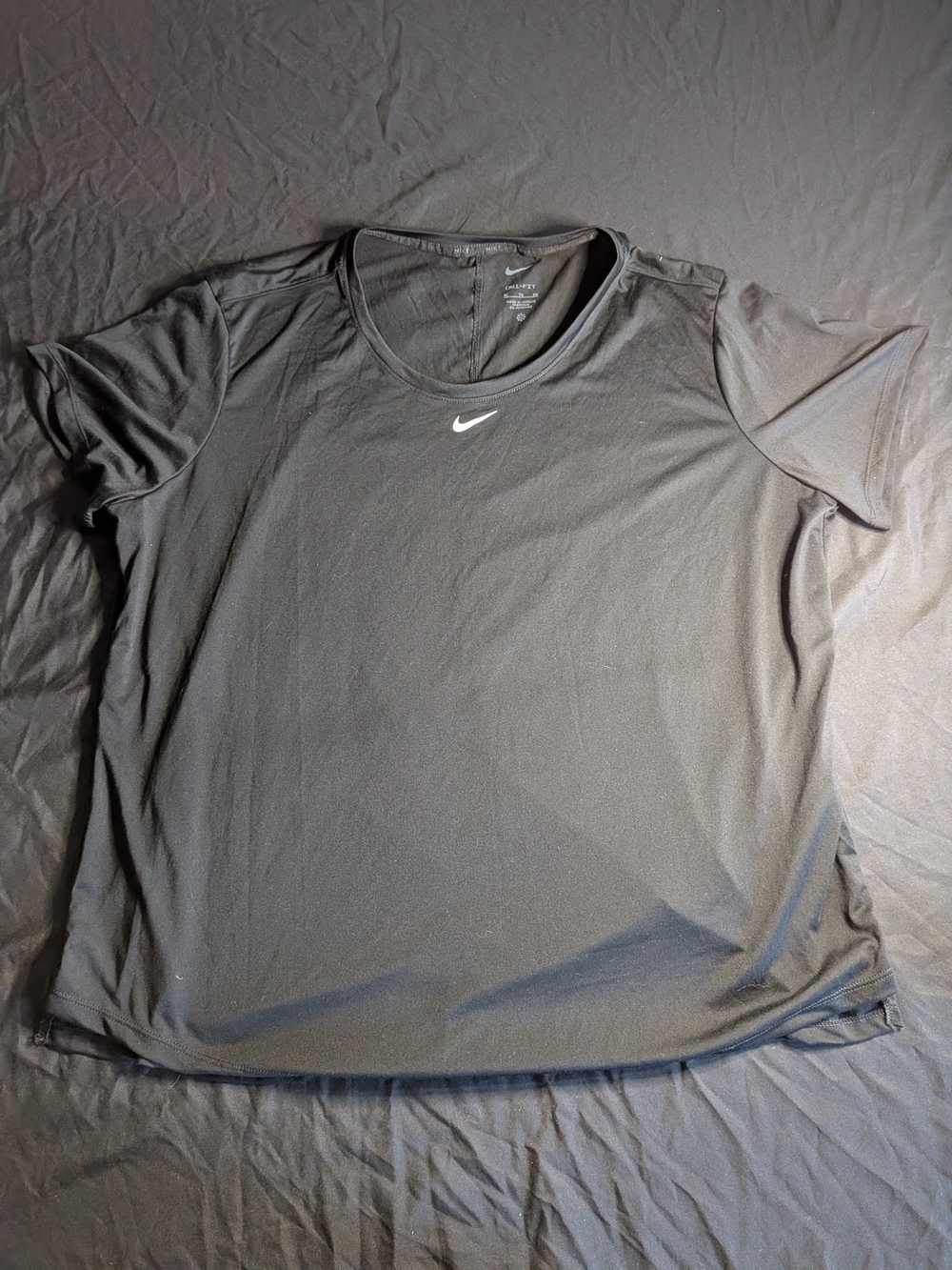Nike Woman's Black Dri-FIT Crew Neck Performance Shirt